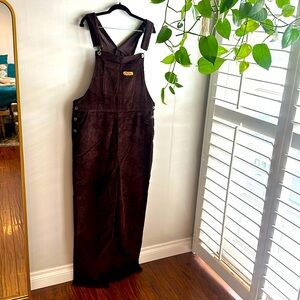 NWT Empyre men’s corduroy overalls brown large